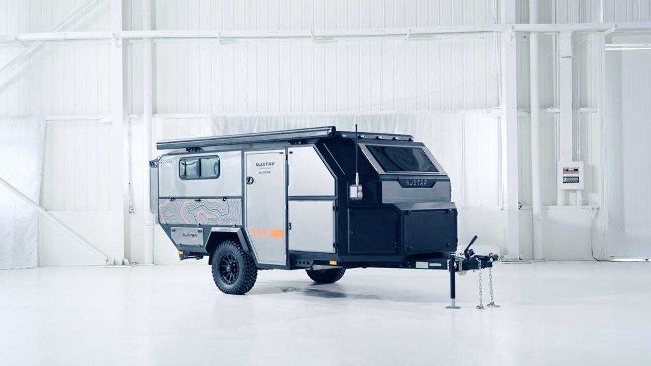 NJSTAR COMMANDER TRAILER CAMPER OFFROAD CARAVAN OFFICIAL REVEAL