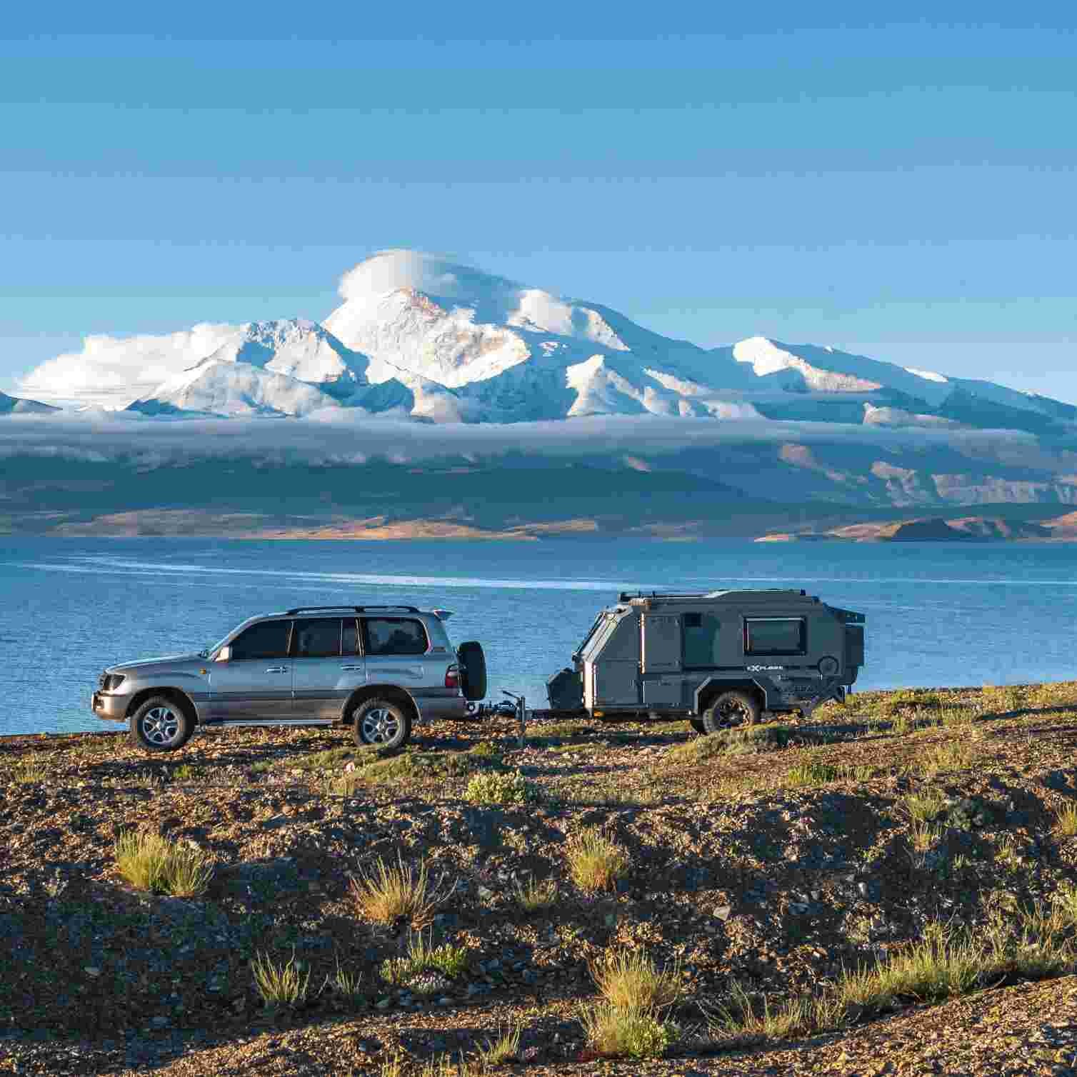 Chambre de repos RV remorque NJSTAR EXPLORER Aluminium petit camping ...